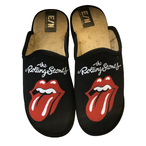 Mule Noir Rolling Stones Elue Par Nous chez pointures