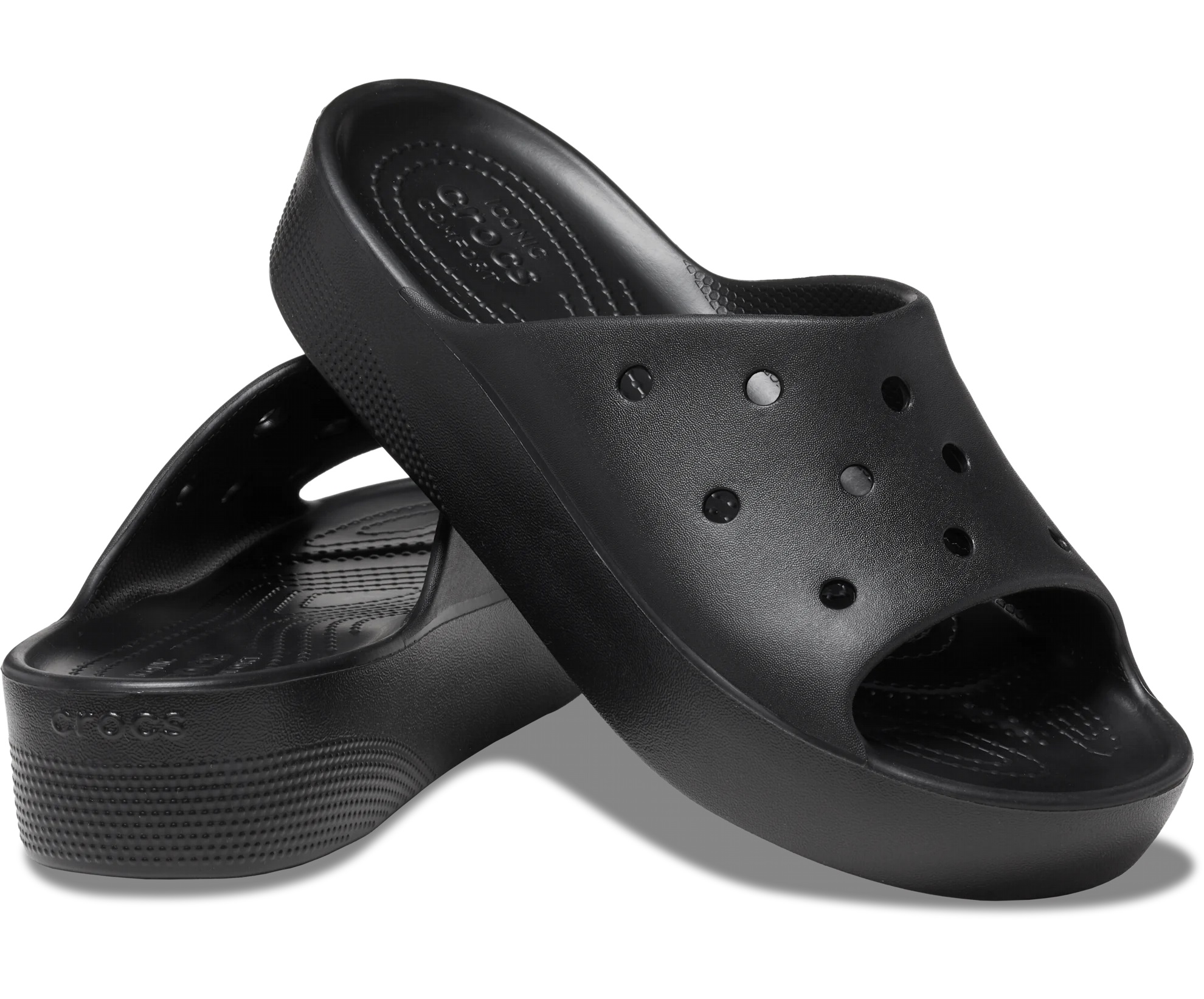 Classic Platform Slide 208180 Noir Crocs chez Pointures